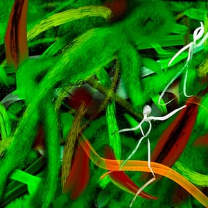 Danza de la vida, verde 128